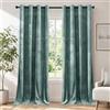 Ystyle Tende Per Interni In Velluto 2 Pezzi, 140x280 CM, Verde Chiaro | Termiche Isolanti Anticaldo Tende Oscuranti per Interni per Camera da Letto e Soggiorno Moderno, Curtains con Anelli