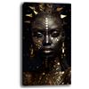 Printerland Quadro Moderno Etnico Effetto Gold Oro Quadri moderni soggiorno da Parete XXL grande Stampa su tela Canvas Decorazione Murale muro Arredo Camera da letto Cucina (7, 40x70 cm)