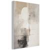 MuchoWow© Accessorio Feltro Camera Letto Idea Muro Interni Moderni Ingresso | 60x80 cm - Decorativo Soggiorno Astratto - Arte - Grigio