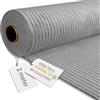 DreamRoots Tessuto Velluto a Coste al Metro, Cool Gray, 2 m | Stoffa velluto per tappezzeria, scampoli velluto al metro, 380 g/m², 140 cm, divani, cuscini, arredo