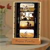 toyofmine Targa Foto Personalizzata -con Foto in Acrilico | Glass personalizzato con Base - Compleanno San Valentino Fidanzati Matrimonio Anniversario Natale (5 taglie: 15-40 cm)