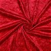 VmG-Store Tessuto in velluto pannato, 2 m x 145 cm, da cucire, non al metro, lucido, elasticizzato, per tende, costumi, vestiti, tovaglia, tessuto decorativo (009 rosso)