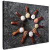 MuchoWow© Quadri Con Cornice Decorazione Quadri Camera Da Letto Quadretti | 40x30 cm - Da Parete Moderni Quadro Moderno Soggiorno Grande Foto Su TelaCucchiaio - Erbe - Spezie - Cucina - Industriale