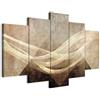 murando - Quadri Moderni Soggiorno Grandi, Astratto Geometrico, 200x100 cm | Chiodi Inclusi, 5 Pezzi, Quadro Moderno, Pannelli Decorativi per Pareti, Decorazione da Parete, Resistenti Allo Sbiadimento