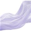 FORBELL Tulle in organza morbido, 160 cm x 3 m/5 m/10 m, tessuto decorativo a rete trasparente, per cucito, matrimoni, feste, archi, abiti, gonna in tulle, veli e decorazioni fai da te (viola, 160 cm x 5 m)