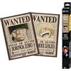 ABYSTYLE GB Eye - One Piece Set 2 Chibi Posters Wanted Zoro & Sanji (52 x 38 cm)