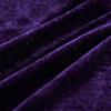 Wambere 100 cm x 160 cm, tessuto di velluto, tessuto al metro, per abbigliamento, tessuti per lavori fai da te, bricolage, decorazione per palcoscenico, abbigliamento per feste, colore viola B
