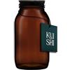 Kuishi - Vasetti in vetro ambrato marrone [250 ml], contenitori in vetro ambrato riciclato, con tappi in plastica, legumi, prodotti secchi o decorativi (senza bisfenolo A)
