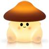 Generico Cute Night Light, Bedside Lamp, Dimmable Sensor Mushroom Lamp with Soft Silicone Glow, Rechargeable 500mAh Battery, Skin-Friendly for Kids Boys Girls Home Room, 4.25x4.09x4.06 inch