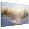murando - Quadro Moderno per Soggiorno, Spiaggia Al Tramonto Mare, 90x60 cm | Chiodi Inclusi, 1 Pezzo, Pannelli Decorativi per Pareti, Decorazione da Parete, Resistenti Allo Sbiadimento