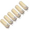 Fydun 6Pcs GY6.35 Lampadina LED 7W AC DC12V 700lm 72 LED 360 Gradi LED Corn Lampadina per Lampade a Sospensione Plafoniere Luce Calda (2700K 3000K) (Bianco caldo)