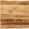 vidaXL Piano Tavolo Bordi Vivi 60x60x2,5cm Legno Massello Mango Grezzo