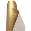 A-Express Strutturato Tessuto Ecopelle Materiale Granulato Morbida Finta pelle Vinile Materiale - Oro Mezzo Metro (50cm x 140cm)