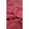 Galeone - Biancheria e Tessuti GALEONE BIANCHERIA E TESSUTI Stoffa Al Metro Di Fantasia Tessuto Multiuso Comfort Versatile Stoffa Al Metro Cotone Poliestere (100 x 280 cm, cuori bianchi sfondo rosso)