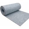 Wenrescry Rotolo di Feltro 30 cm × 300 cm × 3 mm - Feltro di Poliestere di Alta Qualità in Grigio Chiaro - Feltro per Artigianato al Metro per DIY, Cucito, Patchwork, Decorazioni e Progetti Creativi