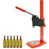 Crisalide® Tappatrice a Colonna a Leva - per Tappi a Corona Ø26 mm - Altezza Regolabile Manuale - Strumento per Imbottigliamento Birra, Vino e Bevande