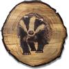 DARO Design - Quadro Dachs misura 20 cm - Stampa artistica pronta da appendere - Decorazione da parete a tema caccia, natura, animali