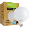 Maxled, Light is Led! G120 Globo Lampadine LED Attacco E27 20W (Equivalenti a 160W) Attacco a Vite Grande 2100 Lumen Lampadine Grandi A Palla 6500K Luce Fredda Ø120 x 158mm Sfera Grande