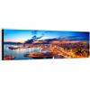 Wallazz Quadro su Tela Sardegna - Quadri Moderni Soggiorno - Cagliari, Sassari, Olbia, Alghero, Porto Torres, Maddalena - Stampa su Tela Canvas HD - Quadro Moderno Soggiorno 64x180 cm