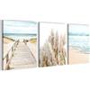 Novart Quadros Set Mare - Appendi subito La Tua Foto - Decorazione Elegante - Camera Da Letto Del Soggiorno N004835a