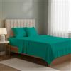 HABITA 33 HOME Set Lenzuola Francese in cotone blend Made in Italy (Verde Ottanio FRA) | Lenzuola matrimoniali, Set letto anallergico, completo di lenzuolo Sopra, Sotto con Angoli e Federe, Made in Italy