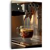 ARTTOR Moderno Quadro su Tela 50x70 cm Verticale Cucina - 5745 | Caffè Macchina Quadro Decorativo Piccolo Soggiorno Camera da Letto Decorazione da Parete Arte da Parete ARTTOR