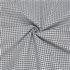 PH PandaHall 2mx1.5m Tessuto a Quadretti Bianco e Nero Tessuto in Poliestere a Quadri Tessuti Scozzese per Decorazioni Artigianato Fai Da Te Tende Tovaglie Cucito Trapuntatura