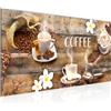 Runa Art Quadri Moderni Cucina Della Tazza Di Caffè 1 Pezzo L'immagine Tela Non Tessuta Soggiorno Corridoio Utensili Da Cucina Marrone 027112a