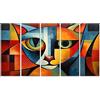 islandburner Quadro su tela Gatto astratto stile pittura Pablo Picasso Pet Art JBZJ Quadri Stampe Immagini Murale Decorazione da parete
