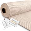 DreamRoots Tessuto Velluto a Coste al Metro, Vanilla Ice, 1 m | Stoffa velluto per tappezzeria, scampoli velluto al metro, 380 g/m², 140 cm, divani, cuscini, arredo
