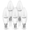 Aigostar Lampadine LED E14 9W Equivalente a 62W, Luce Calda 3000K, 840 Lumen, Forma a Candela, Confezione da 5