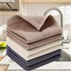 Generic Strofinacci Da Cucina In 100% Cotone, Confezione Da 6 Strofinacci, Asciugatura Rapida, Stracci, 30,5 X 30,5 Cm, Colori Misti