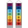 AHANDMAKER Arazzi colorati per yoga, 2 pezzi, 33 x 130 cm, Bohémien, Yoga-Chakra