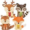Papierdrachen 8 portacandele per il fai da te per bambini - renna, procione, volpe, scoiattolo, portacandela - set fai da te per autunno 1