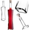 KADAX Bottiglie per liquori 500ml, 1 pezzo, bottiglie di vetro vuote con tappo, bottiglie per succhi, bottiglie angolari da riempire con liquore e vino, bottiglie per grappa, bottiglie da vino