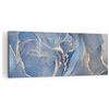 ARTTOR Quadri Moderni su Tela 120x50 cm Stampe da Parete Astratto - 5029 | Oro Colore Blu Quadro Decorativo Grande 1 pezzo Soggiorno Camera da Letto Arte da Parete Decorazione da Parete ARTTOR