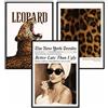 ag.art deco® Set di 3 Quadri 30x40cm Leopardata Moda Decorazione da Parete | Legno MDF Robusto, per Soggiorno e Camera da Letto, Design Moderno, Vetro Protettivo, Montaggio Facile a Parete, Soggiorno