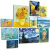 Giallobus - Set 10 quadri Multi pannello - Vincent Van Gogh - Van Gogh 1 - Legno Mdf - - 2 x 42x29,7cm - 4 x 29,7x21cm - 4 x 21x14,85cm - - Pronti da appendere - Quadri moderni per la casa