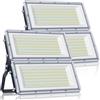 YIQIBRO Faretto LED da Esterno 200W 20000LM 2 in 1 Faro LED Esterno,2 Pezzi | IP67 Impermeabile Lampade LED con Trasformatore, 6500K Bianco Freddo Luce di Sicurezza Per Giardino Garage Fabbrica Stadio