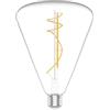 BeBulbs Lampadina LED Trasparente 10W 1100Lm E27 2700K Dimmerabile (Trasparente Cone 140)