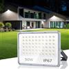 TASINUO Faretto LED da Esterno 50W 5000LM Faro LED Esterno 1 Pezzi | 6500K Bianca Fredda Faretti LED, Applique da Esterno Impermeabile IP67 Luci da Esterno per Giardino Terrazza Garage Cortile