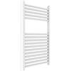 ERCOS Scaldasalviette Termoarredo Bagno Dimensioni 500x770 MM Radiatore Colore Bianco, Attacchi da 1/2 Fornito Con Kit Montaggio