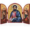 NKlaus Icona Giuda Taddeo Apostolo Trittico Legno 25x16cm Cristiano 13825 | Apostolo Giuda Thaddeo; cristiano