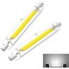 Homesally Lampadine LED 118mm Lampadina LED Dimmerabile, LED R7S 118mm 30W Equivalente a Una Lampadina Alogena da 118mm 300W, Senza Sfarfallio, 3000LM, CA 220-240V,Cool White 2pcs,78mm 20W