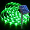 KINGCOO Nastro LED solare per esterni, 3 m, 90 LED, impermeabile, strisce solari ritagliabili, catena di luci, 8 modalità, ghirlanda luminosa per casa, giardino, matrimonio, festa, Natale, decorazione