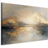 murando - Quadro Moderno per Soggiorno Grandi, Alba Astratta, 120x80 cm | Chiodi Inclusi, 1 Pezzo, Pannelli Decorativi per Pareti, Decorazione da Parete, Resistenti Allo Sbiadimento