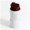 Ottomi Milano 1 Rosa Stabilizzata | Fiori di Lunga Durata in Scatola | Idea Regalo I Fatto a Mano (Bordeaux)
