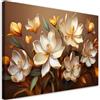 Feeby Quadro su Tela Non Tessuta - Stampa Su Tela - Composizione floreale boho - 60x40 cm - Decorazione Murale - Moderno Soggiorno - quadri moderni soggiorno - poster
