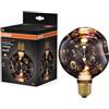 OSRAM Lampada LED DECOR FLAT in vetro elettrica retrò piccola nera | DECOR LED FLAT LAMP 3.5W 827 E27 Non-DIM, LED Lamps, Nero, 25000 h, confezione da 1