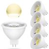 BVCL MR16 GU5.3 Lampada LED, 7W faretto dimmerabile, Lampadina 650lm, 7W sostituisce la Lampadina alogena MR16 da 70W, faretto Senza sfarfallio AC/DC 190-260 V, 5pezzi (Color : Cool White)